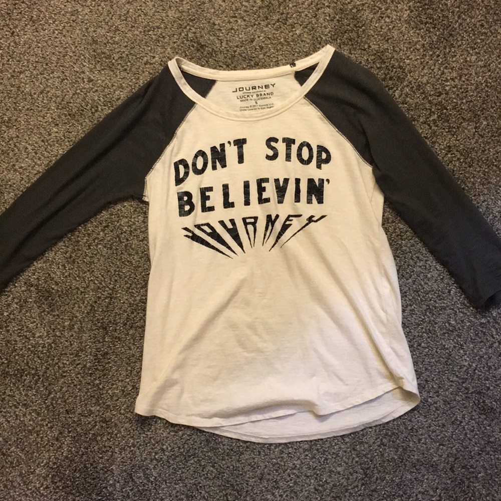 Don’t stop believing journey 3/4 sleeve tee